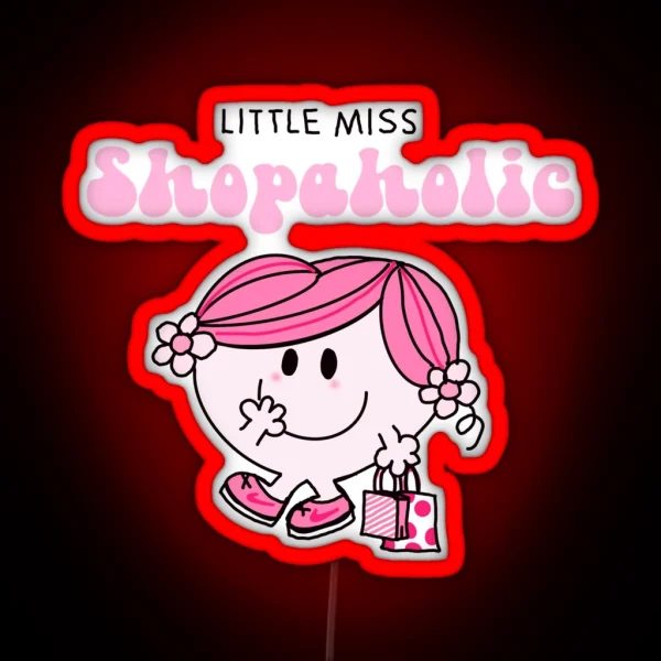 Little Miss Shopaholic RGB Neon Sign