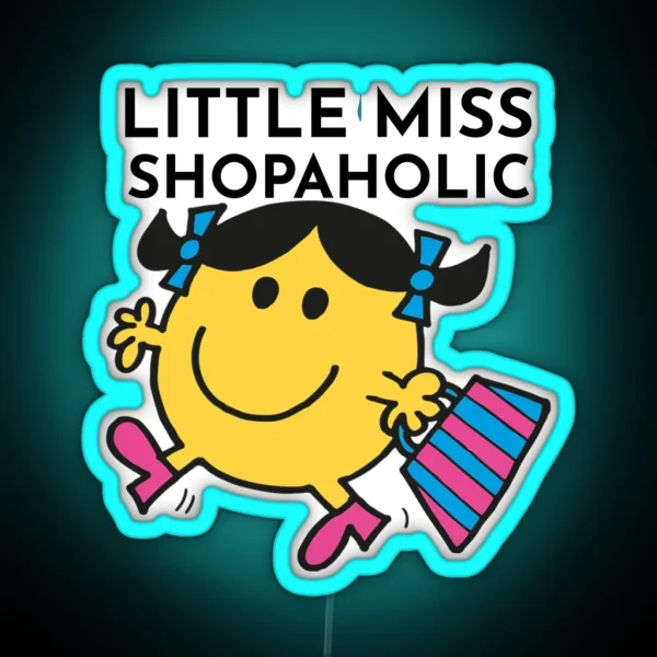 Little Miss Shopaholic RGB Neon Sign