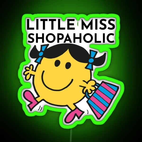 Little Miss Shopaholic RGB Neon Sign