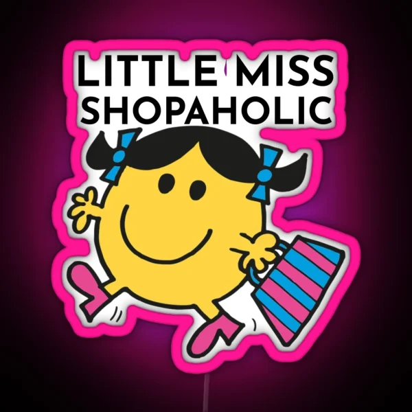 Little Miss Shopaholic RGB Neon Sign