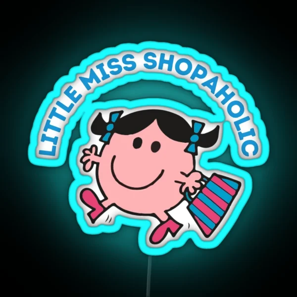 Little Miss Shopaholic RGB Neon Sign