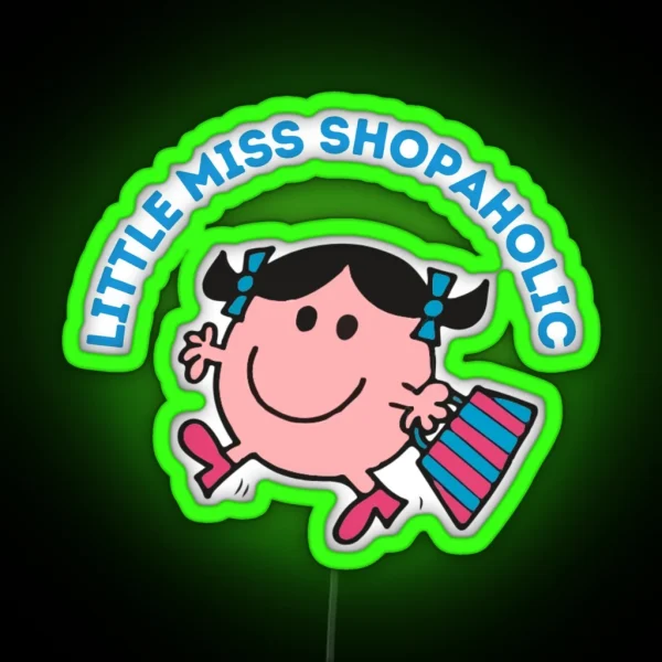 Little Miss Shopaholic RGB Neon Sign