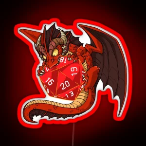 Little Red Dragon RGB Neon Sign