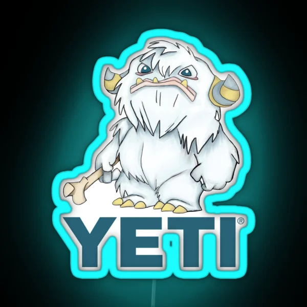 Little Yeti RGB Neon Sign