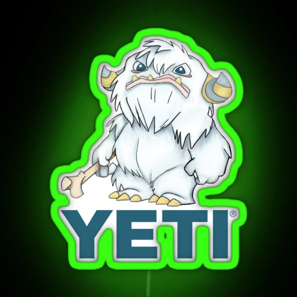 Little Yeti RGB Neon Sign