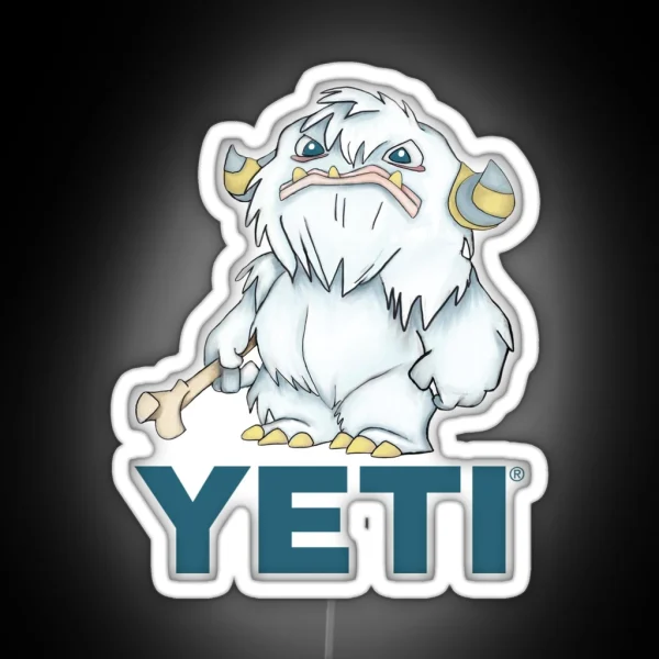 Little Yeti RGB Neon Sign