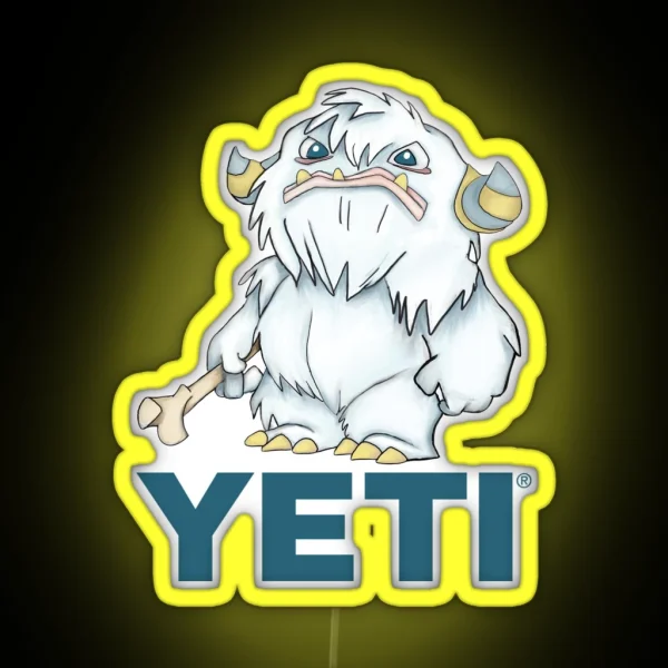 Little Yeti RGB Neon Sign