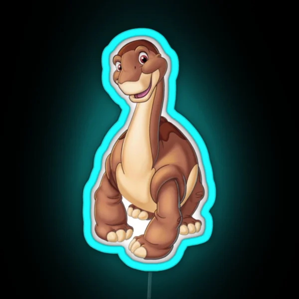 Littlefoot And The Land Before Time RGB Neon Sign