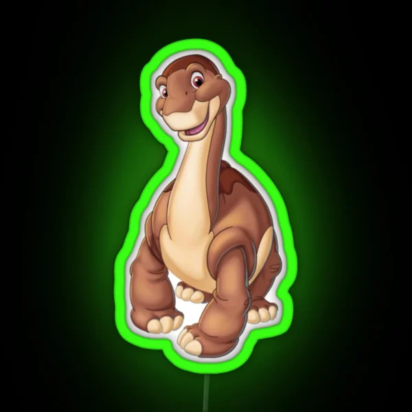 Littlefoot And The Land Before Time RGB Neon Sign