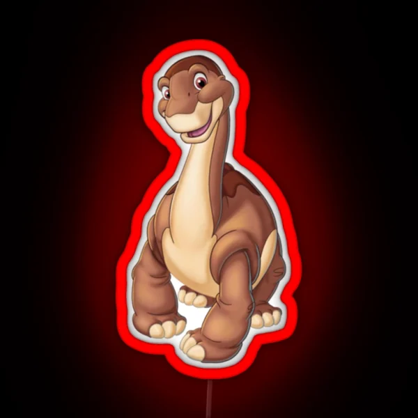 Littlefoot And The Land Before Time RGB Neon Sign