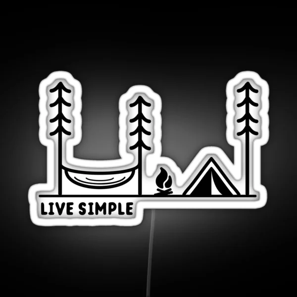 Live Simple RGB Neon Sign