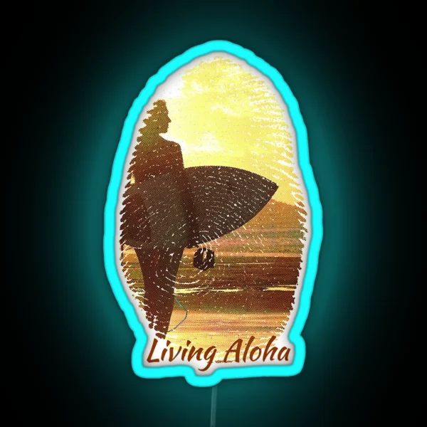 Living Aloha RGB Neon Sign