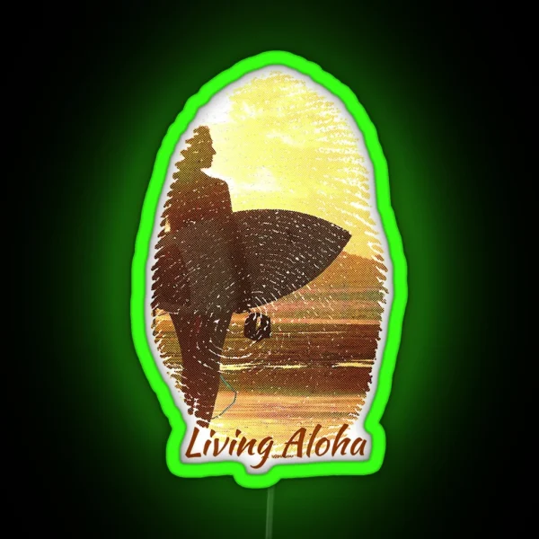Living Aloha RGB Neon Sign