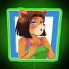 *liz bandicoot rgb neon sign 91008 green*