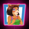 liz bandicoot rgb neon sign pink