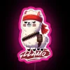 llama neon rgb pink sign