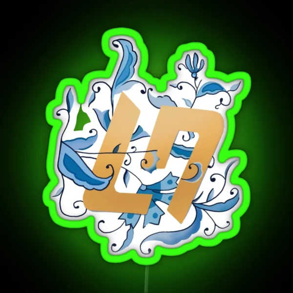 LN4 Lando Norris Logo From Hungarian GP 2024 RGB Neon Sign