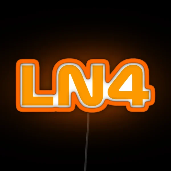 LN4 Lando Norris RGB Neon Sign