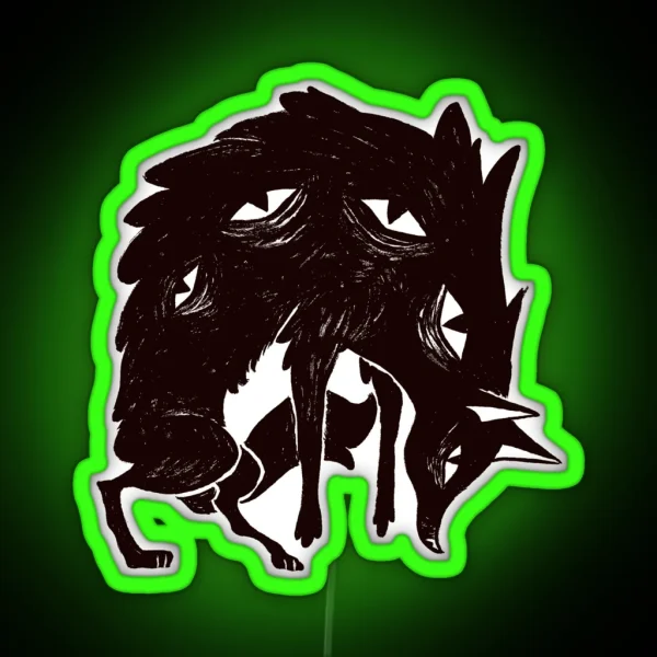 Lobo RGB Neon Sign