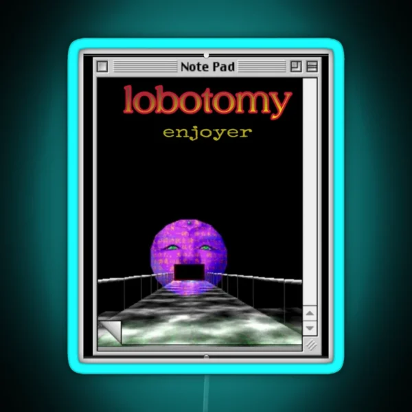 Lobotomy Enjoyer Pride RGB Neon Sign