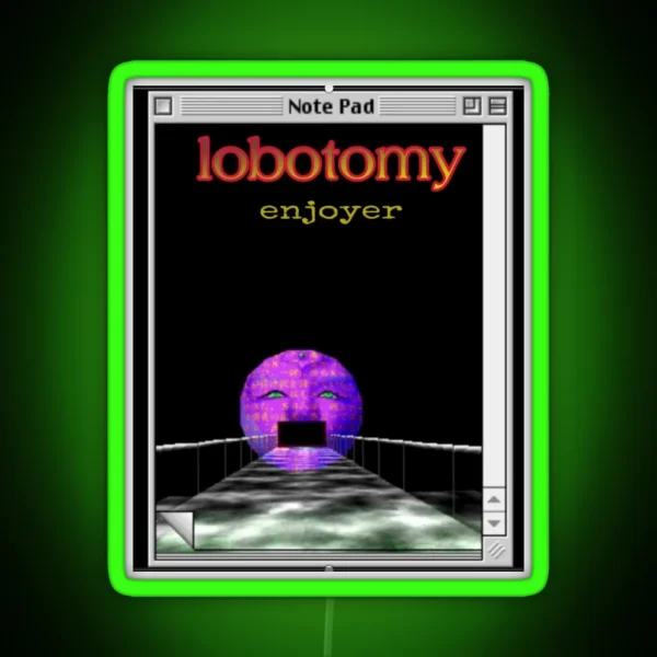 Lobotomy Enjoyer Pride RGB Neon Sign