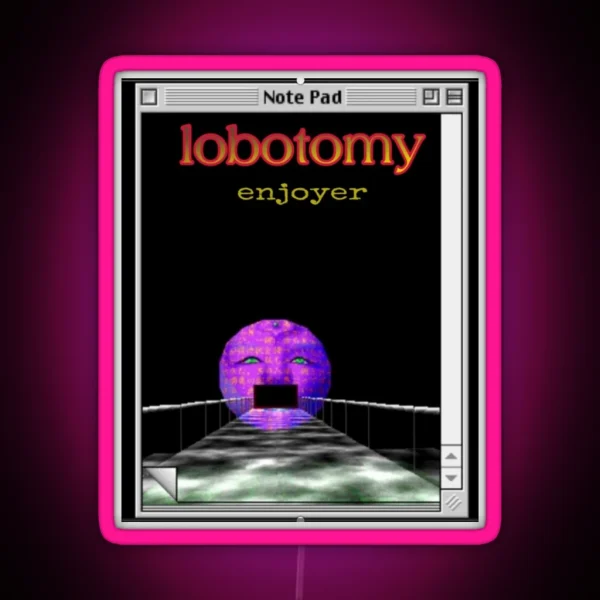 Lobotomy Enjoyer Pride RGB Neon Sign