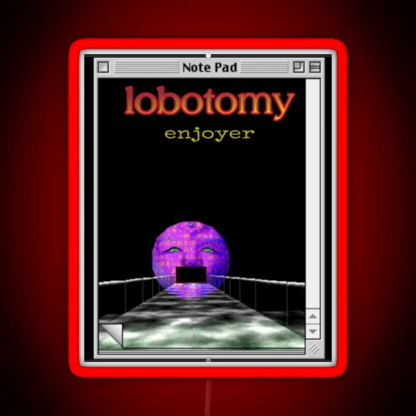 Lobotomy Enjoyer Pride RGB Neon Sign