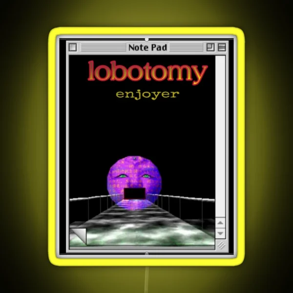 Lobotomy Enjoyer Pride RGB Neon Sign
