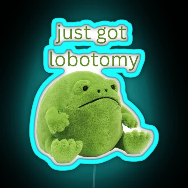Lobotomy Frog RGB Neon Sign