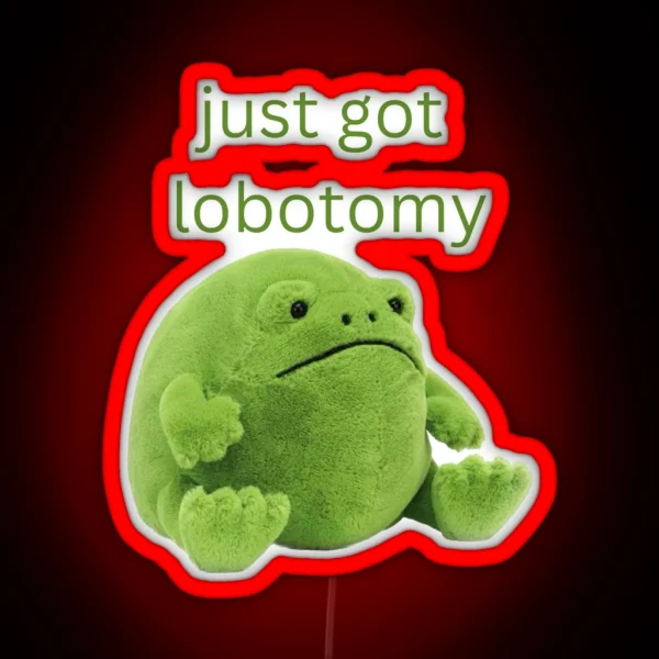 Lobotomy Frog RGB Neon Sign