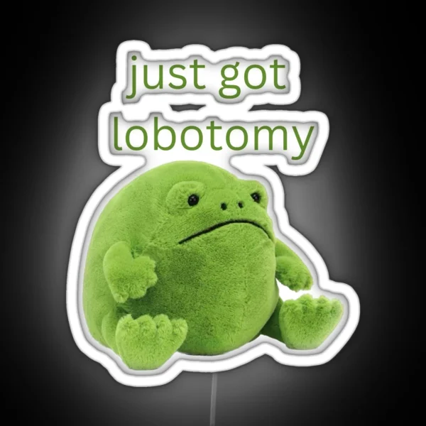 Lobotomy Frog RGB Neon Sign
