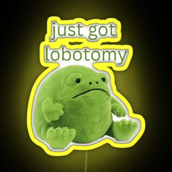Lobotomy Frog RGB Neon Sign