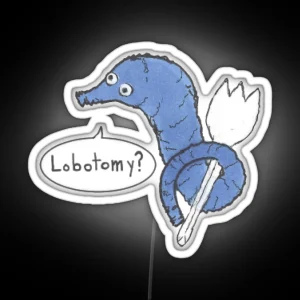 Lobotomy Worm RGB Neon Sign