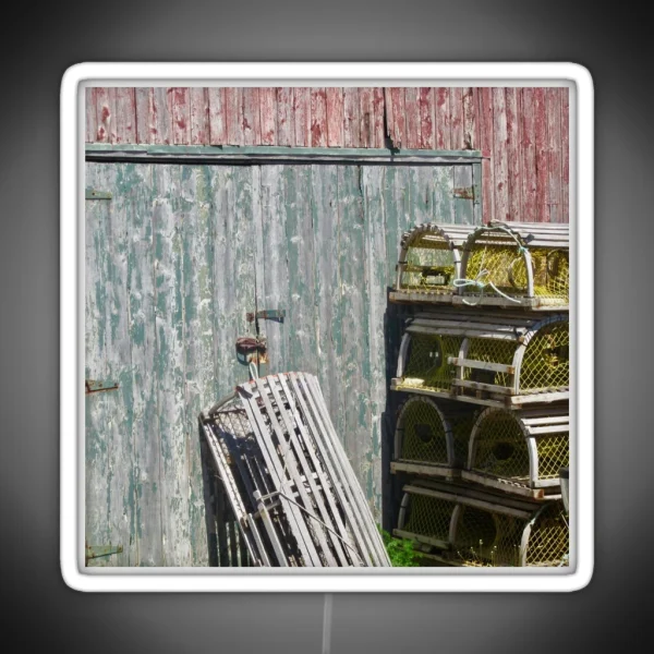 Lobster Traps RGB Neon Sign