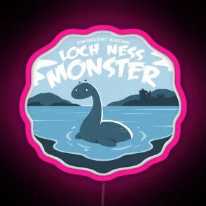 Loch Ness Monster Encounter RGB Neon Sign