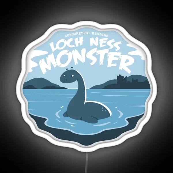 Loch Ness Monster Encounter RGB Neon Sign