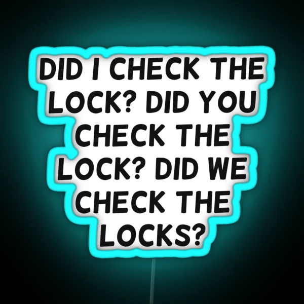 Lock Zookeeper Animal Keeper RGB Neon Sign