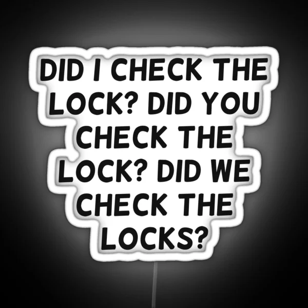 Lock Zookeeper Animal Keeper RGB Neon Sign