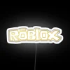 Logo Gold Cute Kids Gaming RGB Neon Sign White