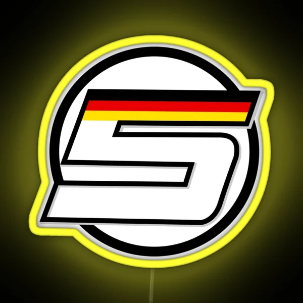 Logo Sebastian Vettel Number 5 RGB Neon Sign