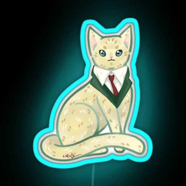 Loid X Cat RGB Neon Sign