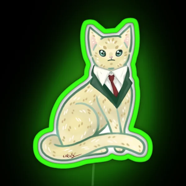 Loid X Cat RGB Neon Sign