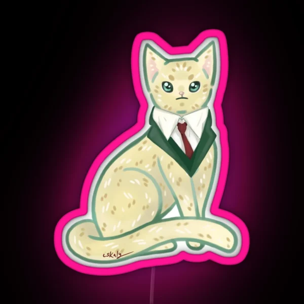 Loid X Cat RGB Neon Sign