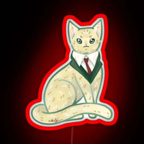 Loid X Cat RGB Neon Sign
