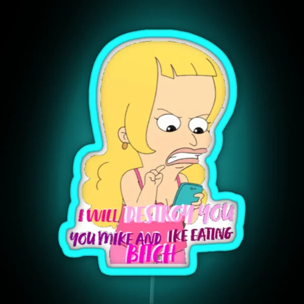 Lola From Big Mouth Led RGB Neon Sign