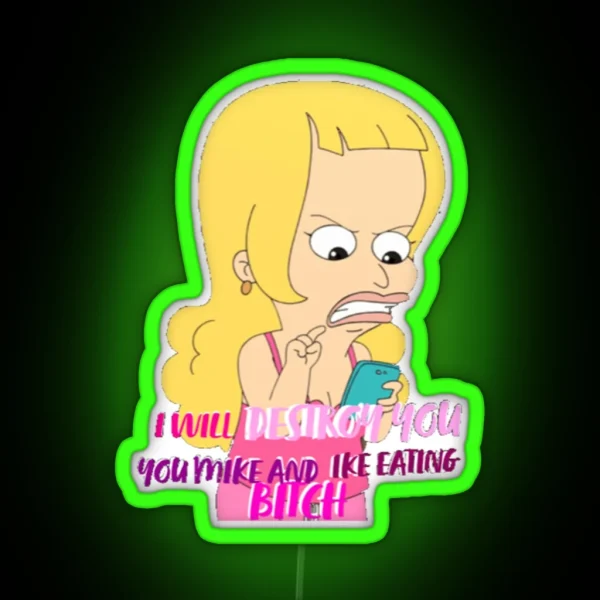 Lola From Big Mouth Led RGB Neon Sign