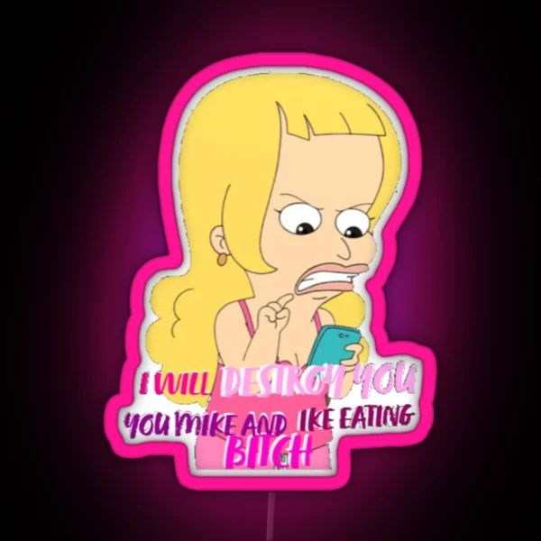 Lola From Big Mouth Led RGB Neon Sign