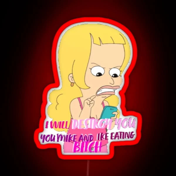 Lola From Big Mouth Led RGB Neon Sign