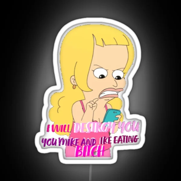 Lola From Big Mouth Led RGB Neon Sign
