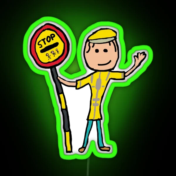 Lollipop Lady RGB Neon Sign